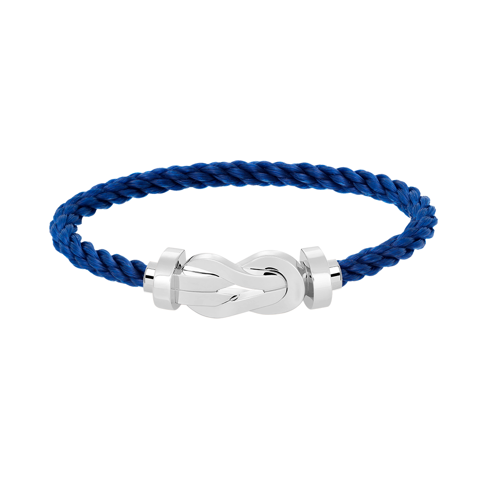 [BLUE TEARS]CHANCE LARGE 8 FIGURE BUCKLE NO DIAMOND BRACELET SILVER
