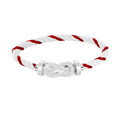 [BLUE TEARS]CHANCE LARGE 8 FIGURE BUCKLE NO DIAMOND BRACELET SILVER