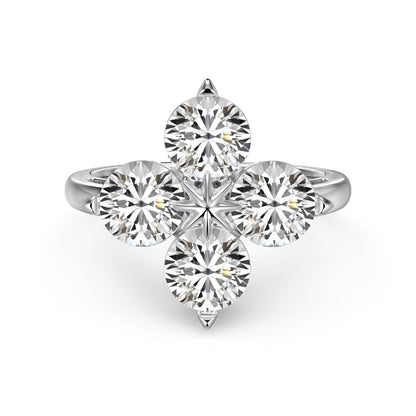 [Nova Jewelry]Four-Leaf Clover Eight-Pointed Star Ring