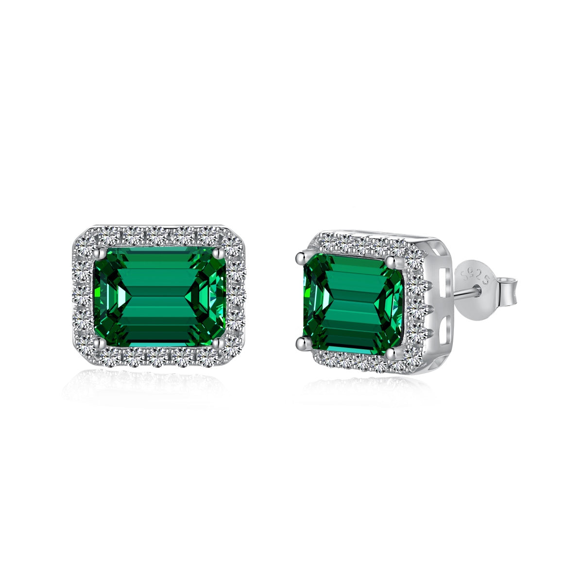 [Nova Jewelry]Luxurious Dainty Emerald Cut Banquet Earrings
