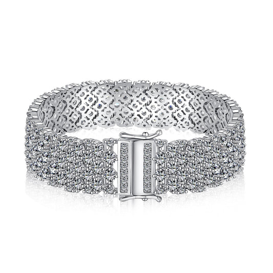 [Nova Jewelry]Ornate Elegant Round Cut Party Bracelet