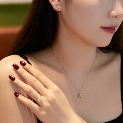 [Nova Jewelry]Delicate Radiant Oval Cut Daily Earrings