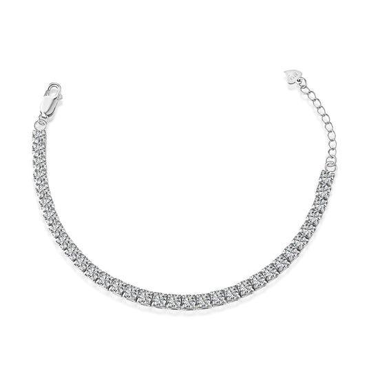 [Nova Jewelry]Sparkling Radiant Princess Cut Tennis Bracelet