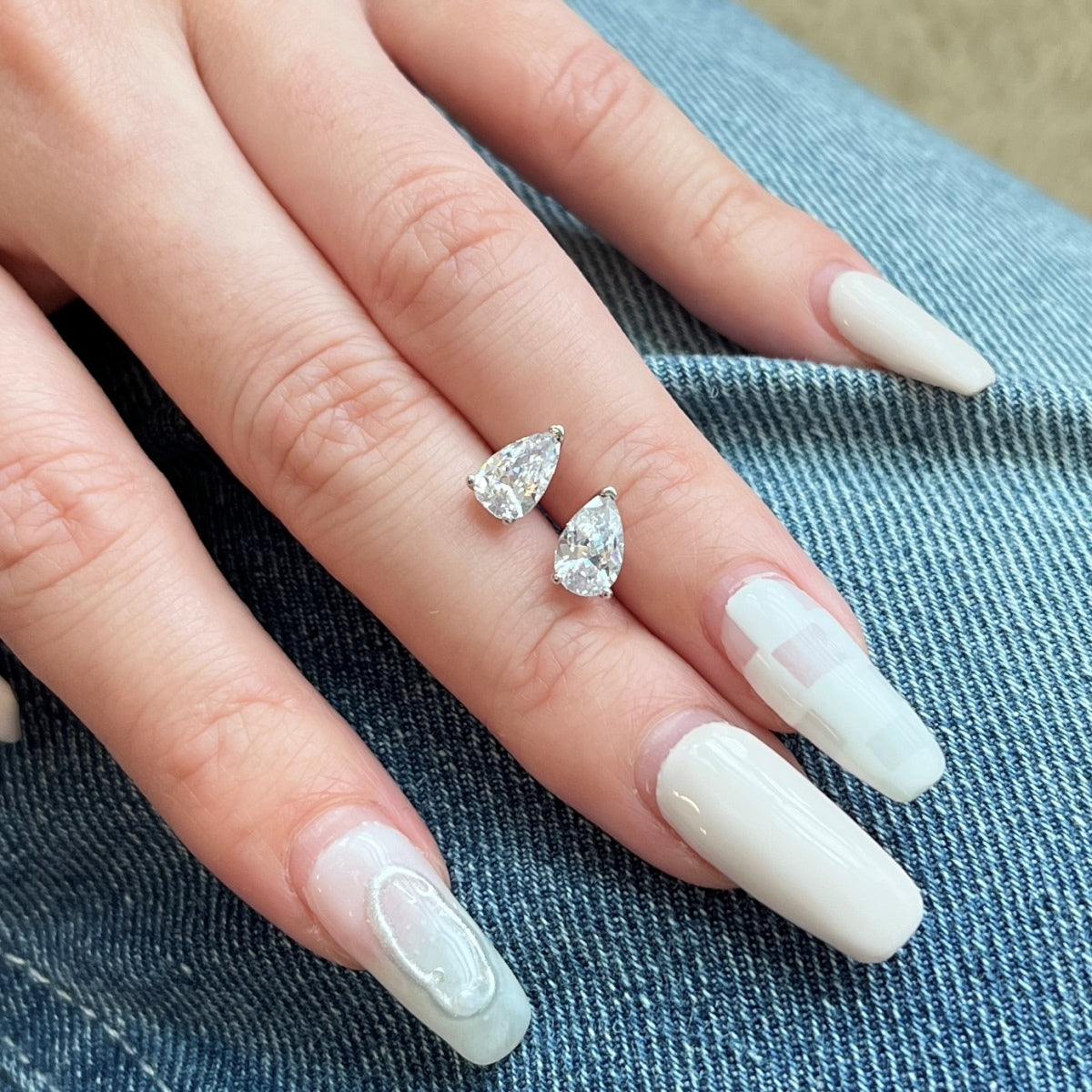 [Nova Jewelry]Ornate Water Drop Shape Earrings