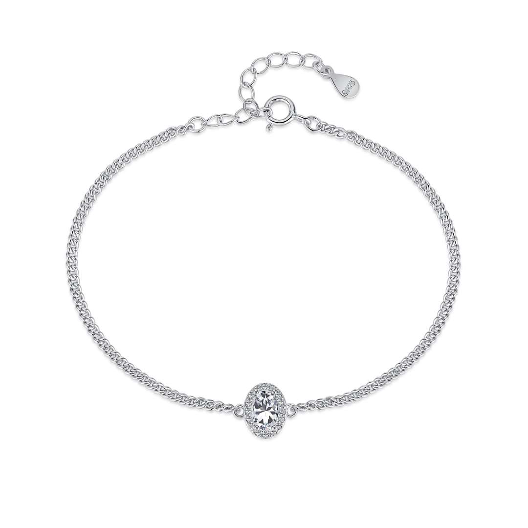 [Nova Jewelry]Exquisite Oval Shape Bracelet