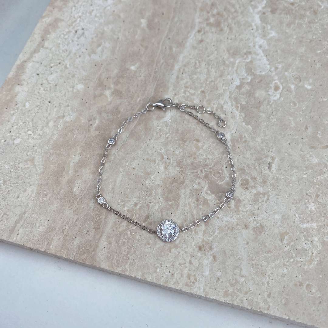 [Nova Jewelry]Dazzling Round Cut Shape Bracelet