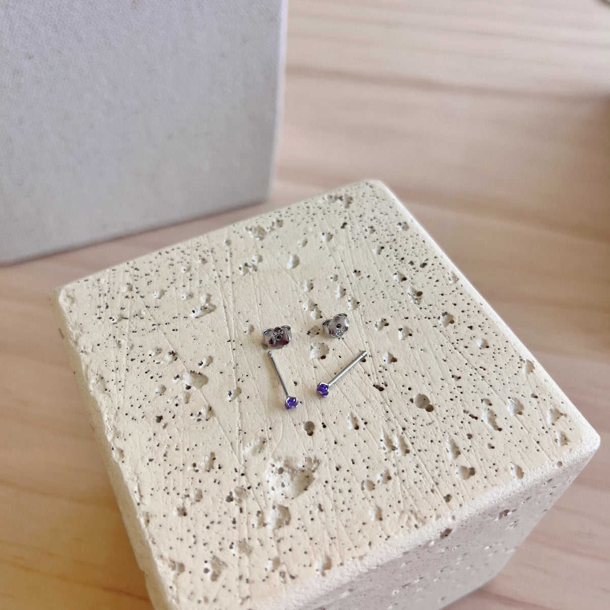 [Nova Jewelry]Delicate Solitaire Earrings