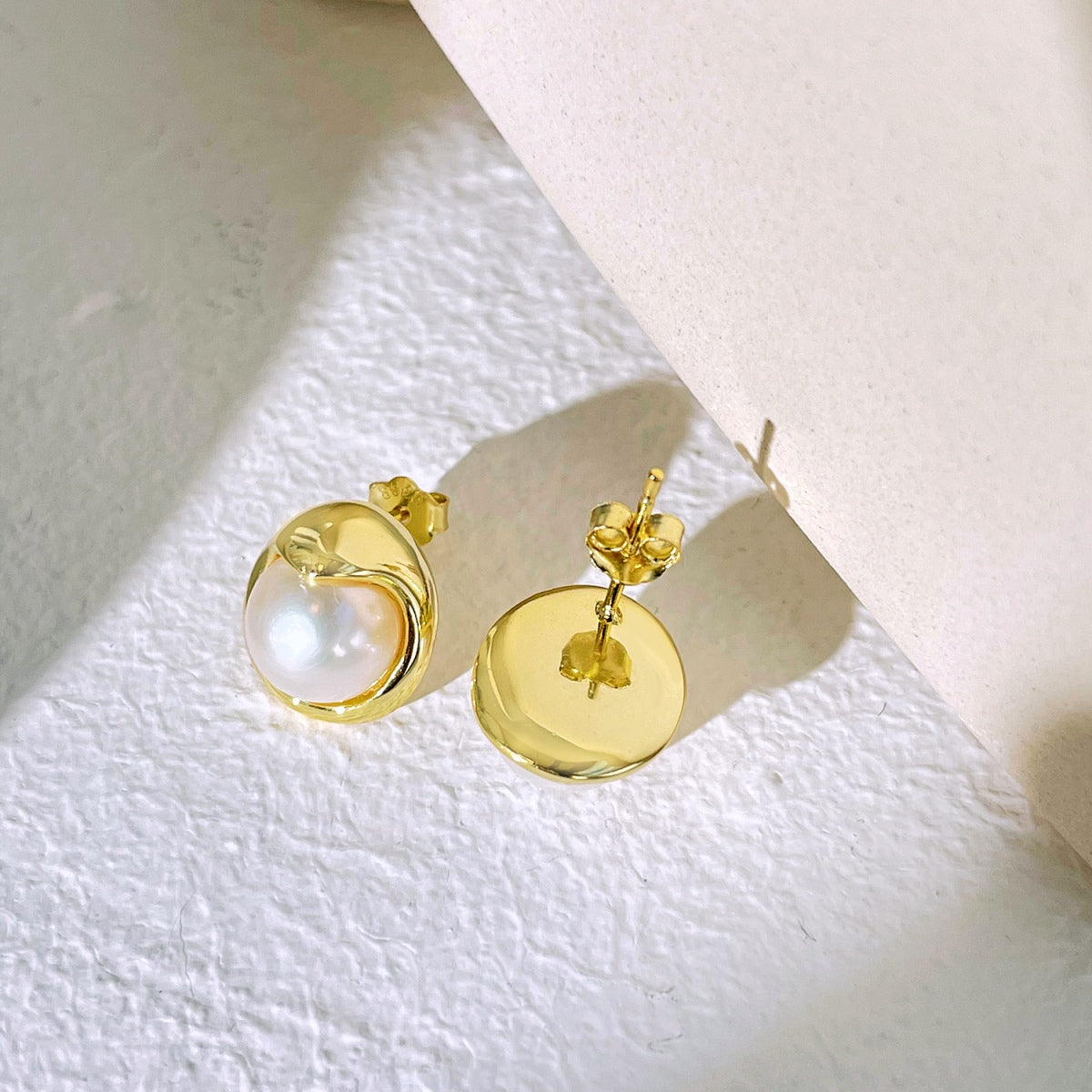 [Nova Jewelry]Dainty Bread Pearl Earrings