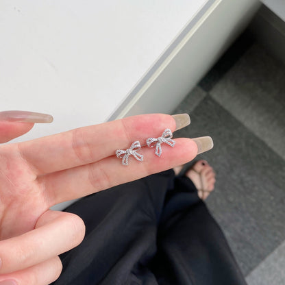 [Nova Jewelry]Dainty Bow Shape Earrings