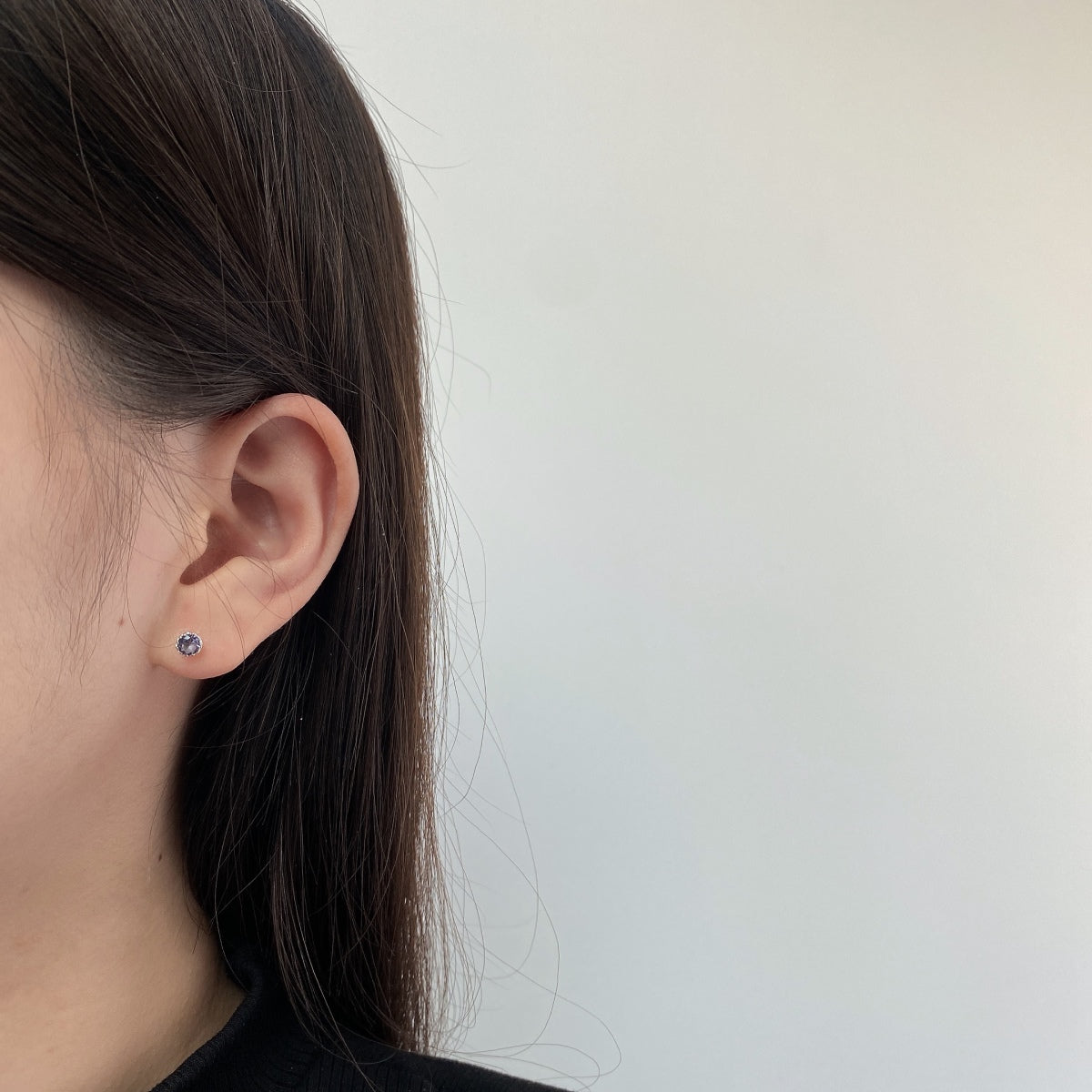 [Nova Jewelry]Sparkling Colorful Round Shape Earrings