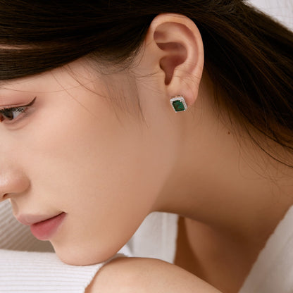 [Nova Jewelry]Luxurious Dainty Emerald Cut Banquet Earrings