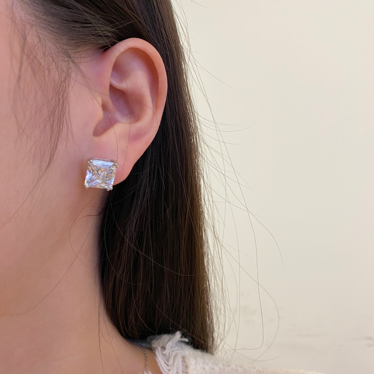 [Nova Jewelry]Delicate Square Shape Earrings