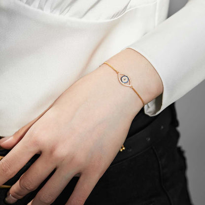 [Nova Jewelry]Dazzling Eye Shape Necklace