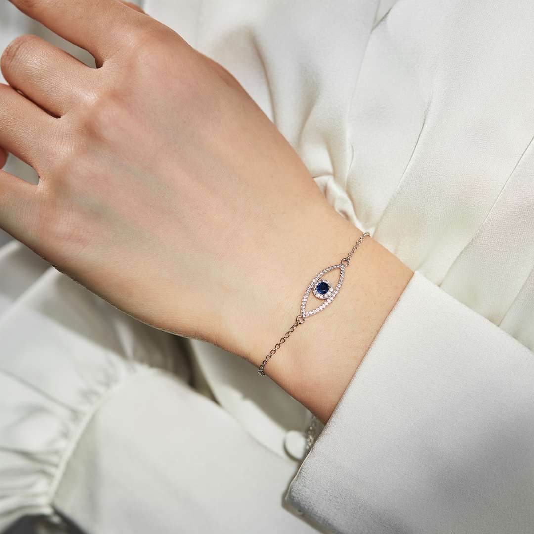 [Nova Jewelry]Devil's Eye Hollow Design Bracelet