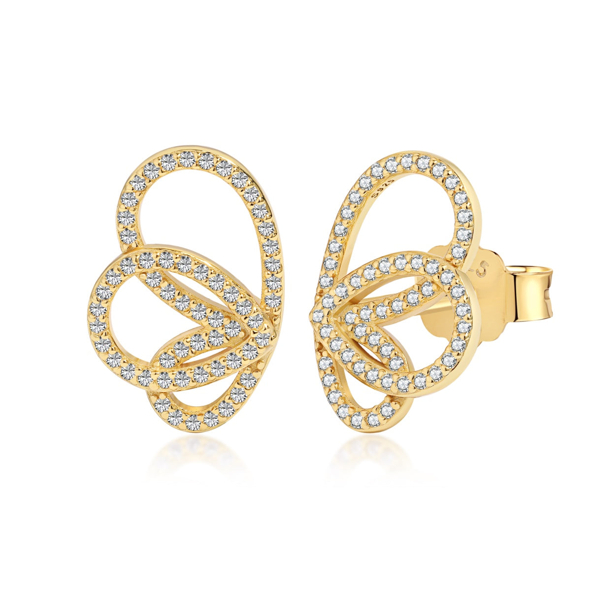 [Nova Jewelry]Exquisite Butterfly Shape Earrings