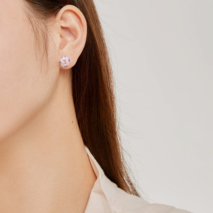 [Nova Jewelry]Ornate Colorful Octagon Shape Daily Earrings