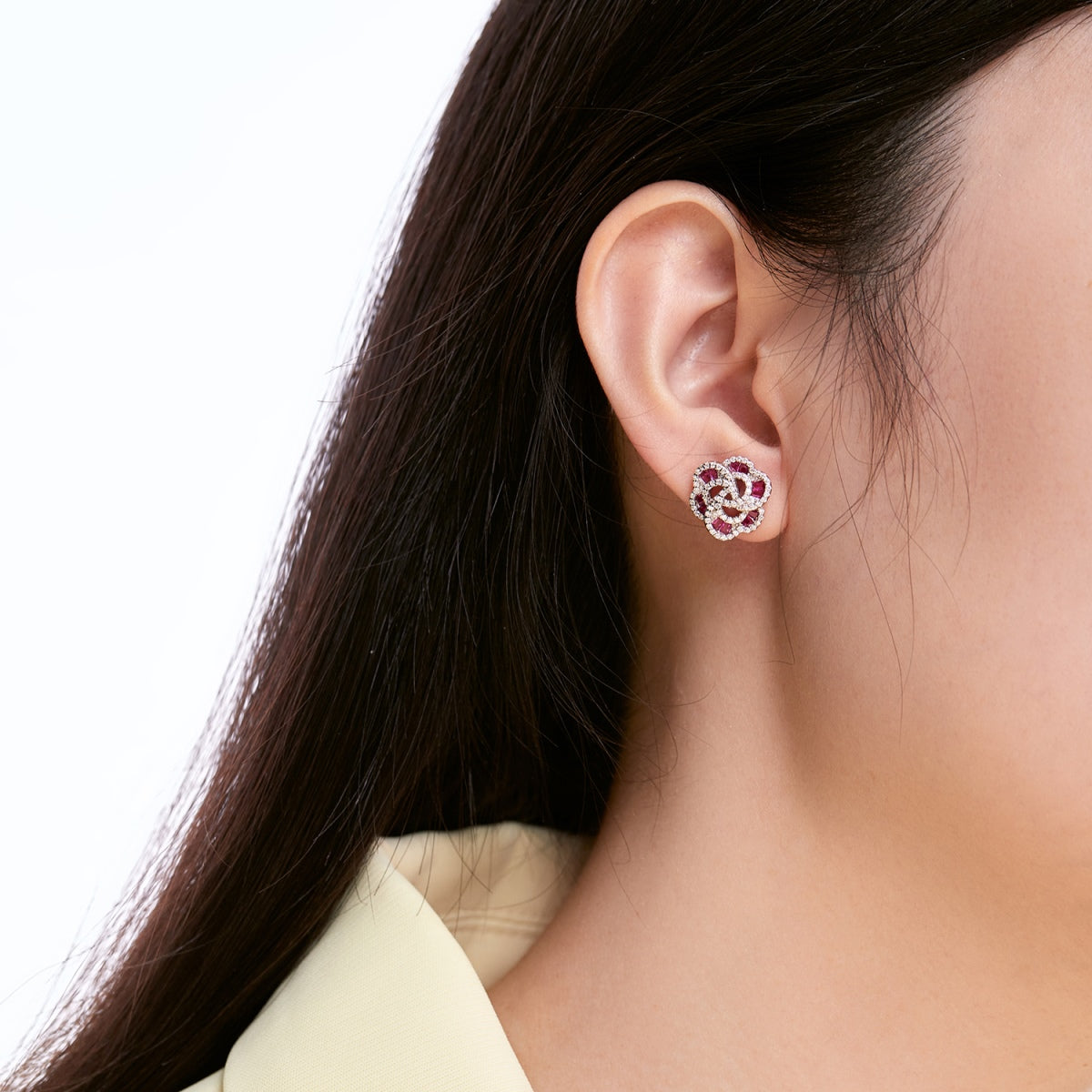 [Nova Jewelry]Exquisite Flower Shape Daily Earrings