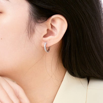 [Nova Jewelry]Radiant Colorful Round Cut Earrings