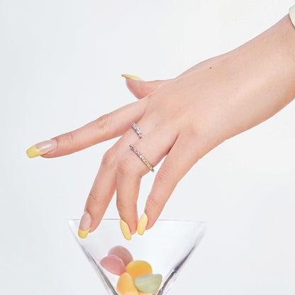 [Nova Jewelry]Charming Colorful Round Cut Daily Ring
