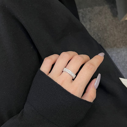 [Nova Jewelry]Splashy Ornate Emerald Cut Cocktail Ring