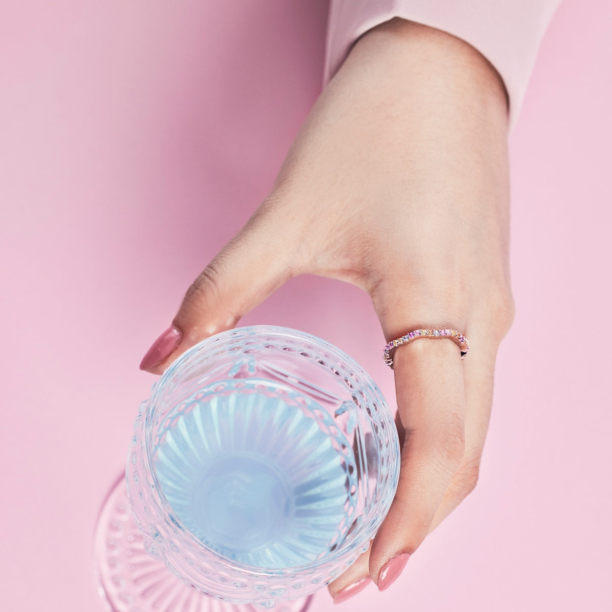 [Nova Jewelry]Dainty Colorful Round Cut Party Ring