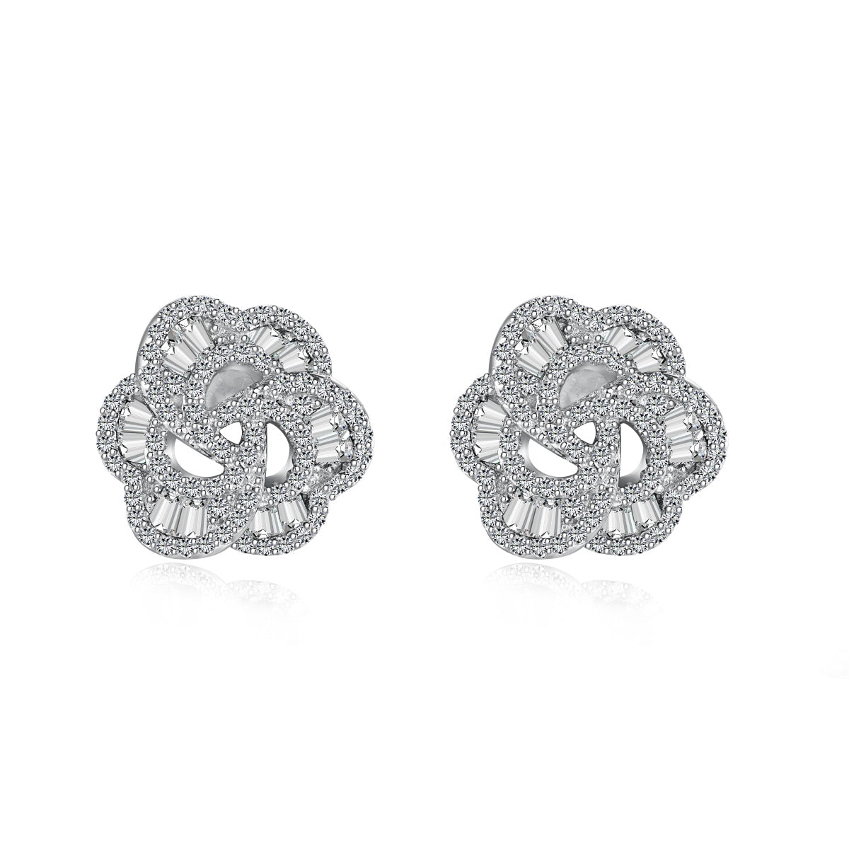 [Nova Jewelry]Exquisite Flower Shape Daily Earrings