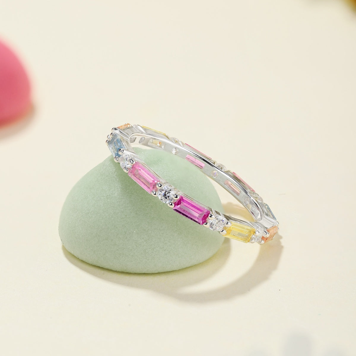 [Nova Jewelry]Lively In Shades Elegant Radiant Cut Daily Ring