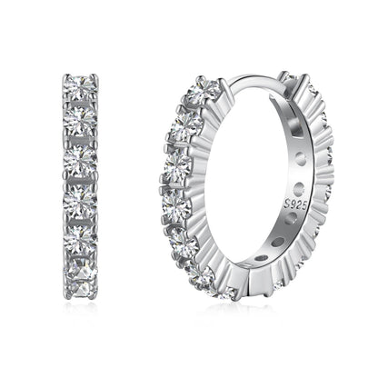 [Nova Jewelry]Radiant Colorful Round Cut Earrings