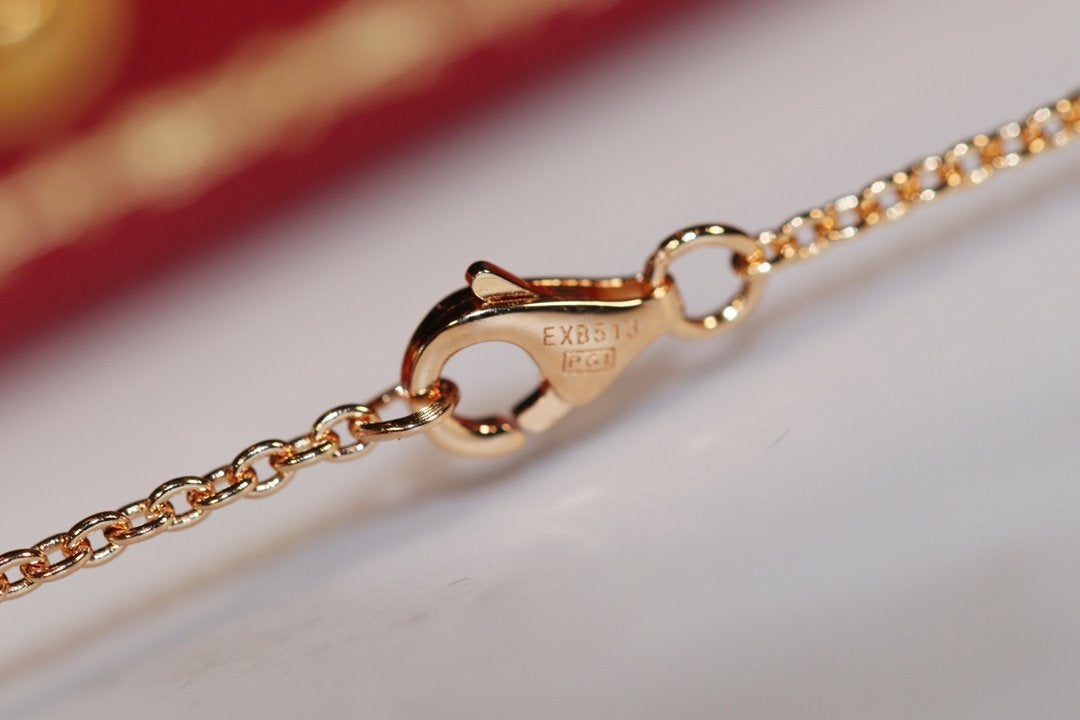 [BLUE TEARS]LOVE NECKLACE PINK GOLD AND SILVER