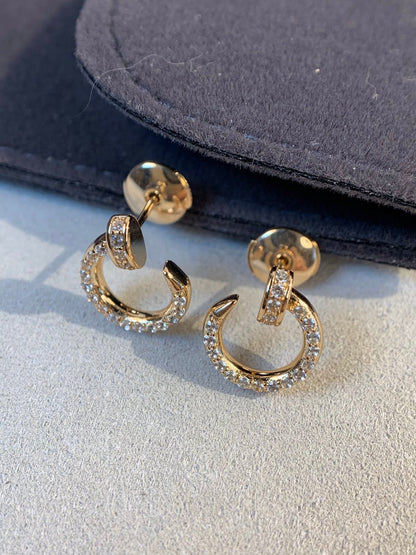 [BLUE TEARS]JUSTE EARRINGS GOLD DIAMONDS