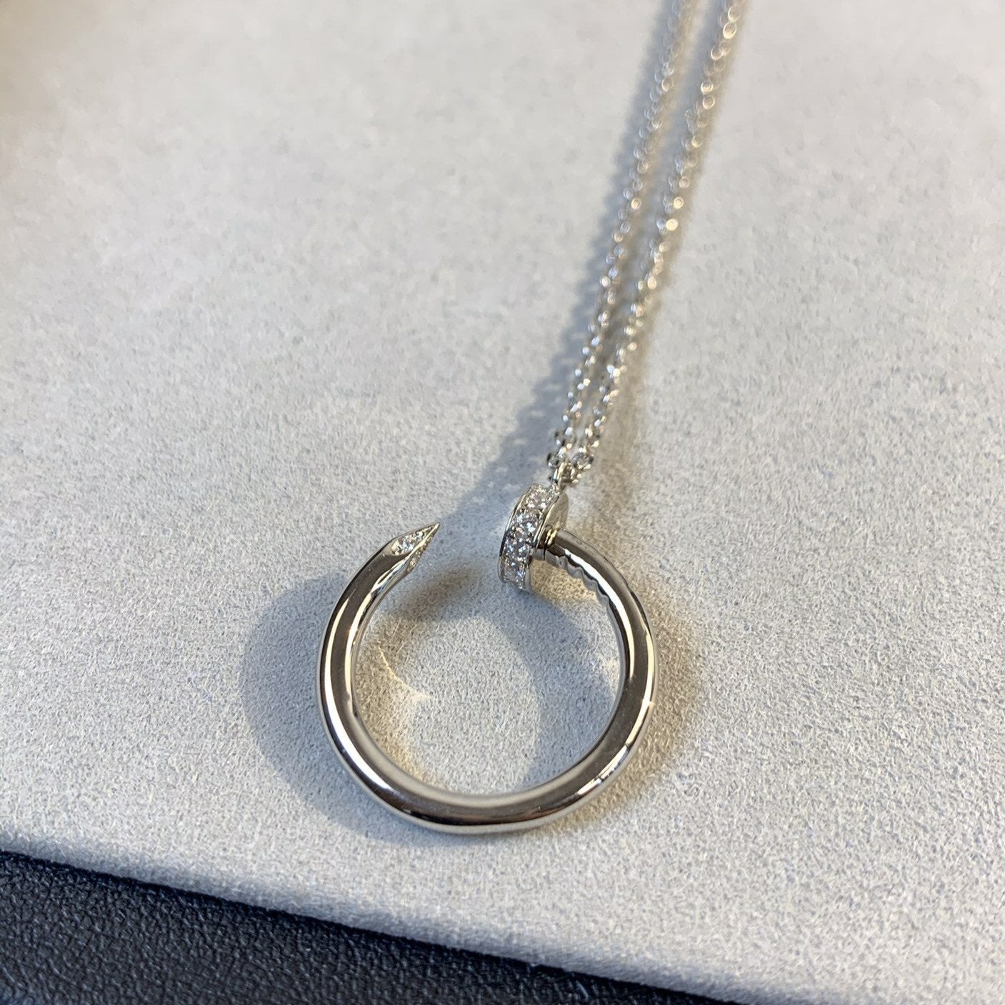 [BLUE TEARS]JUSTE NECKLACE SILVER