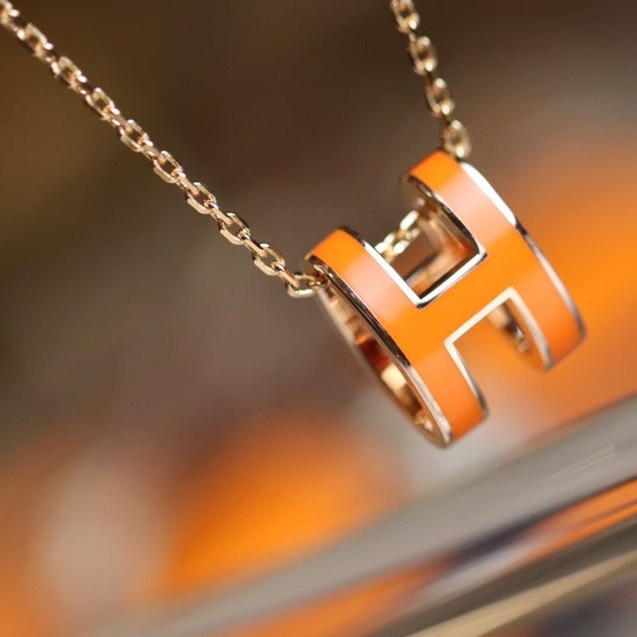 [BLUE TEARS]POP H PEDANT PINK GOLD