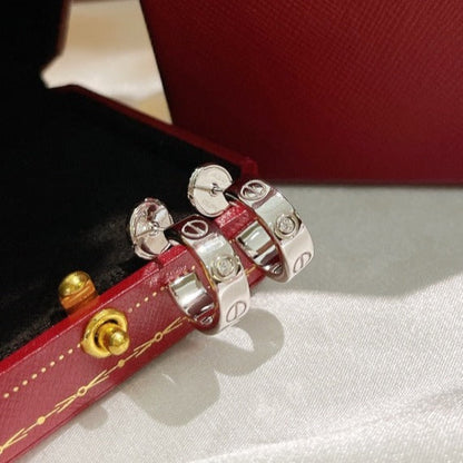 [BLUE TEARS]LOVE EARRINGS 5.7MM 2 DIAMONDS