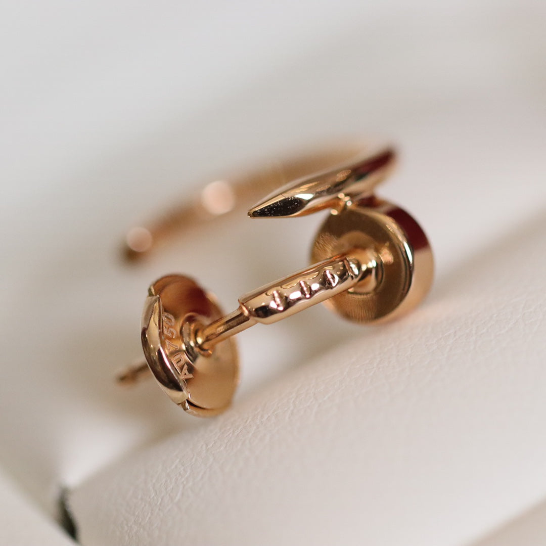 [BLUE TEARS]JUSTE EARRINGS PINK GOLD