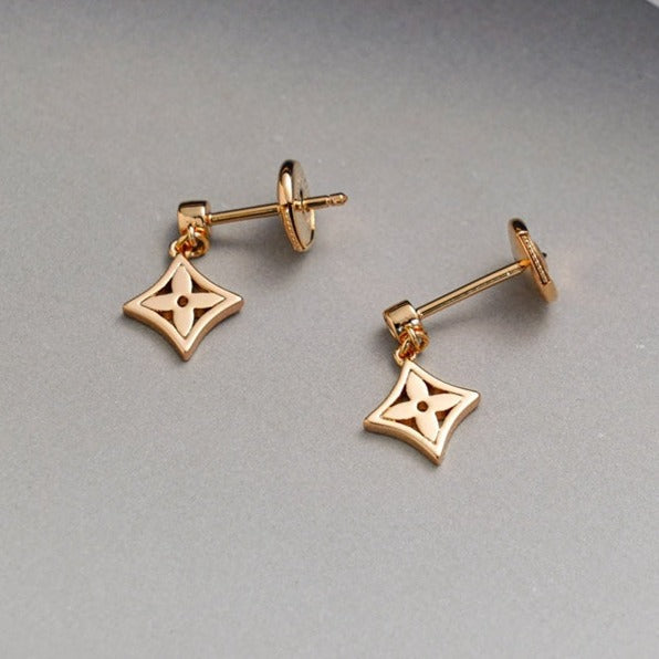 [BLUE TEARS]STAR EARRINGS GOLD