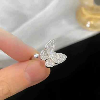 [BLUE TEARS]BUTTERFLY DIAMOND RING