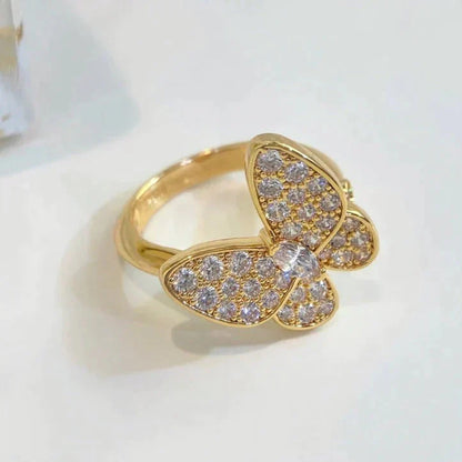 [BLUE TEARS]BUTTERFLY DIAMOND RING