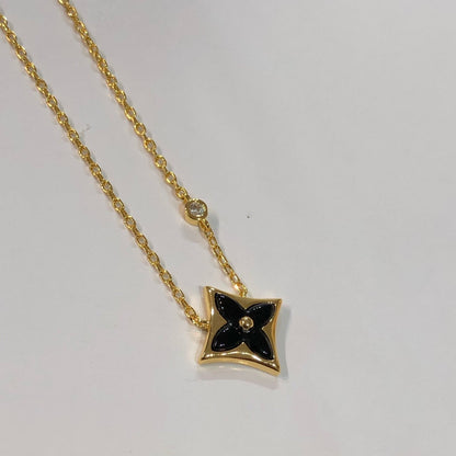 [BLUE TEARS]STAR BLACK MOP NECKLACE