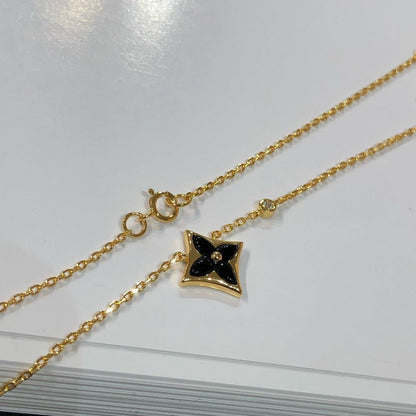 [BLUE TEARS]STAR BLACK MOP NECKLACE