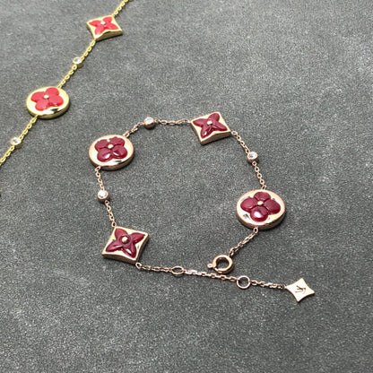 [BLUE TEARS]STAR AND SUN CARNELIAN 4 MOTIFS 3 DIAMONDS