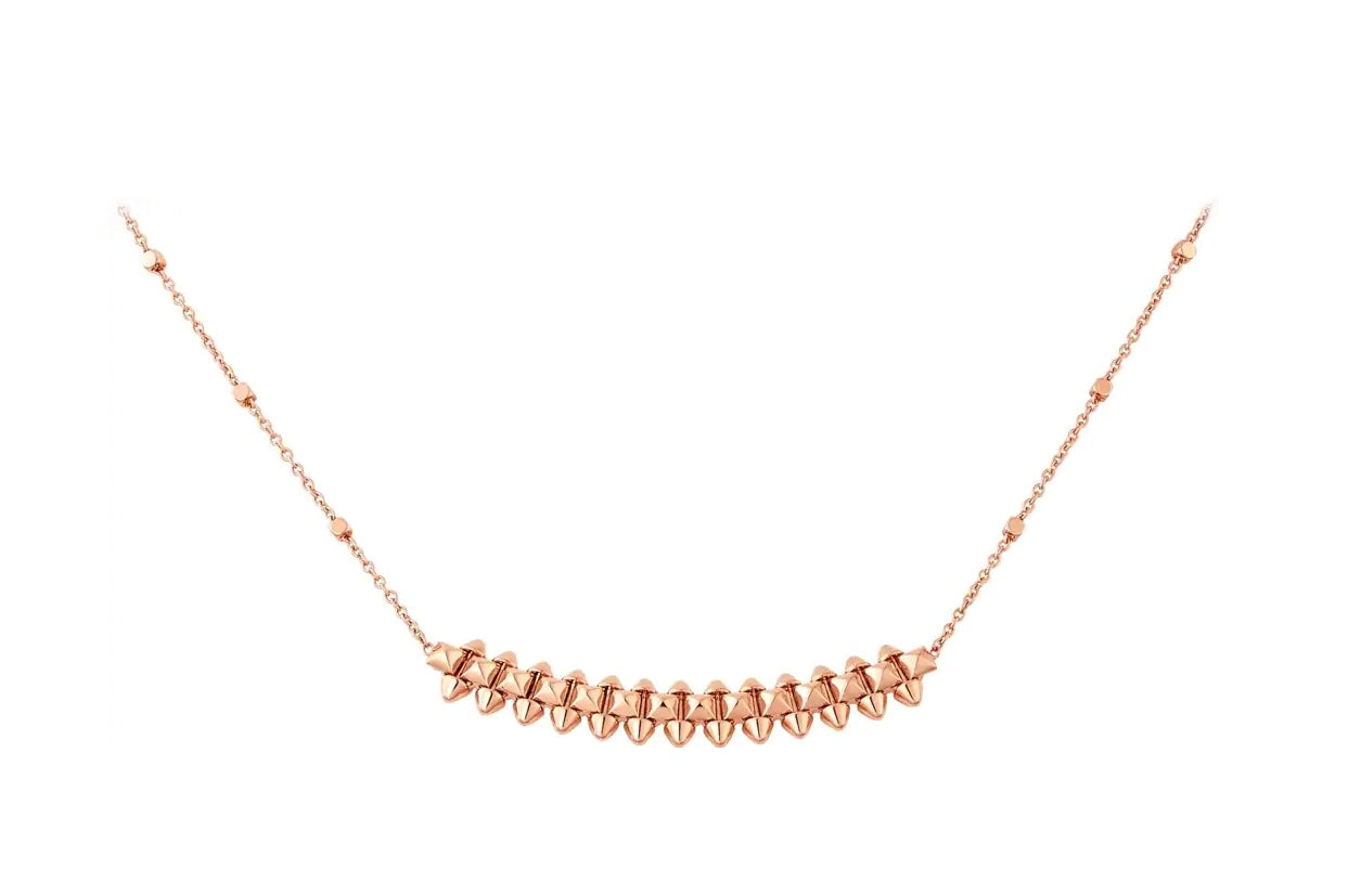 [BLUE TEARS]CLASH PINK GOLD NECKLACE