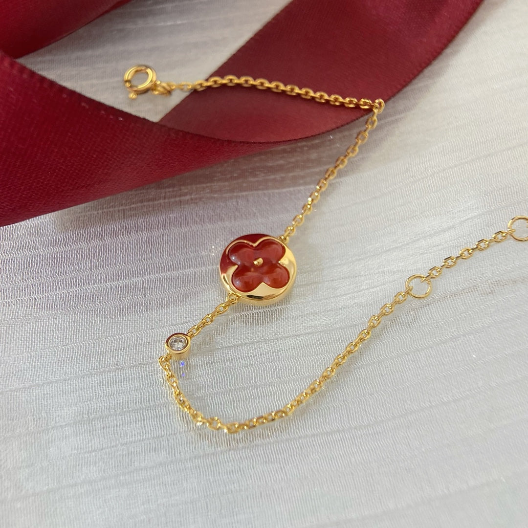 [BLUE TEARS]SUN PEDANT CARNELIAN BRACELET