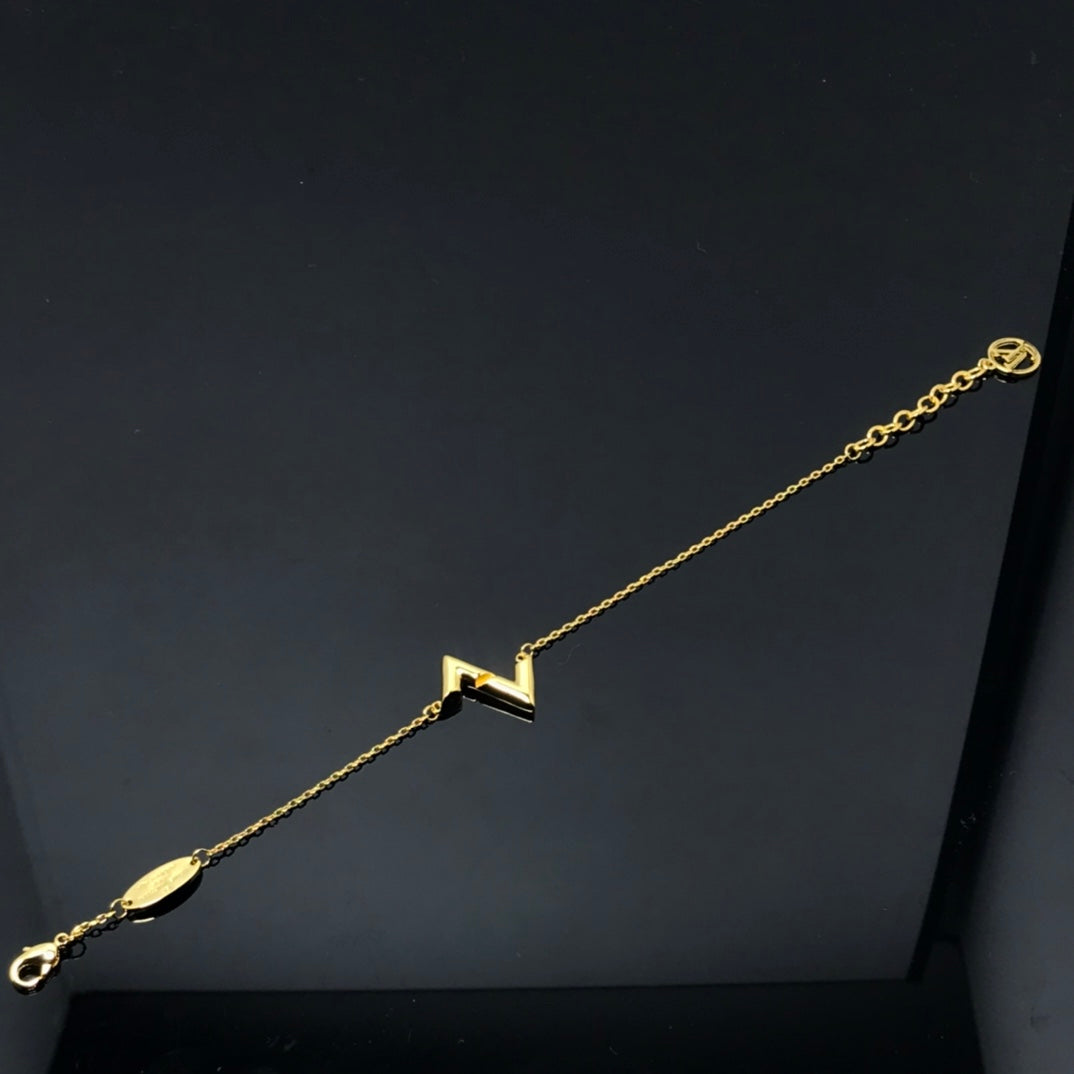 [BLUE TEARS]VOLT LV LOGO BRACELET