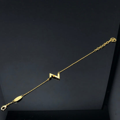 [BLUE TEARS]VOLT LV LOGO BRACELET