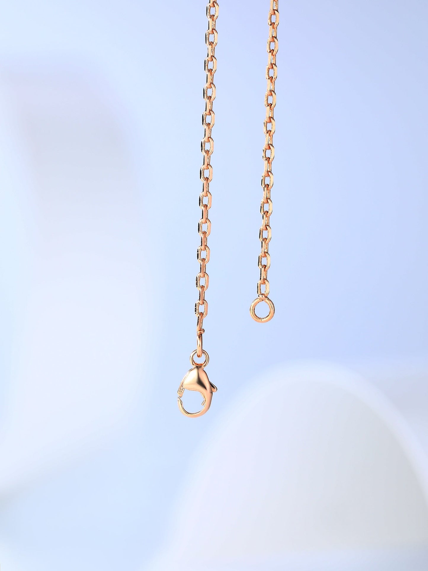[BLUE TEARS]H CAGE PINK GOLD NECKLACE