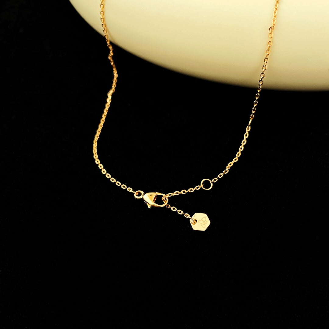 [BLUE TEARS]BEE MINI PEDANT DIAMOND NECKLACE