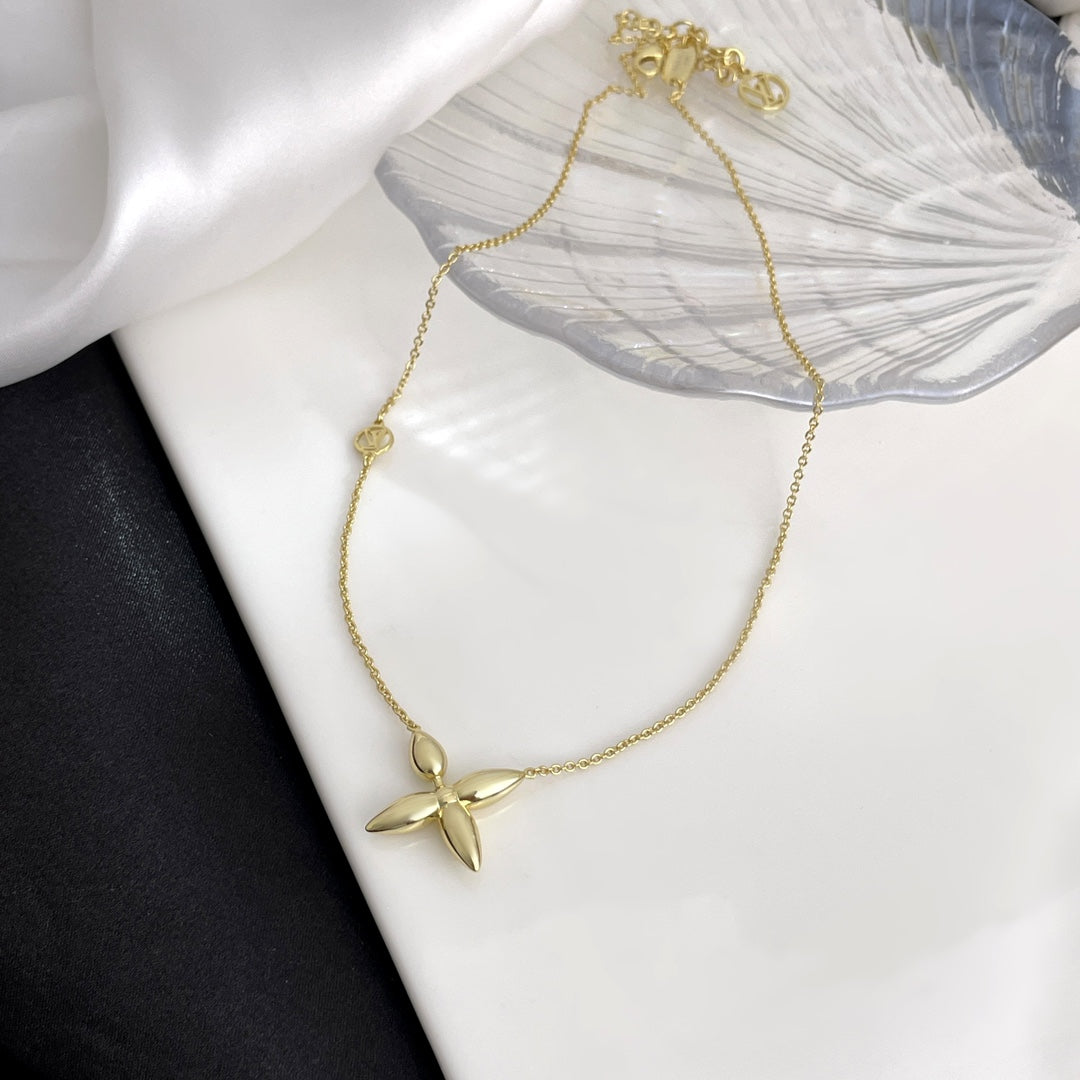 [BLUE TEARS]LOUISETTE GOLD NECKLACE