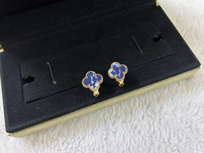 [BLUE TEARS]CLOVER PIETERSITE MITTLERE OHRSTECKER