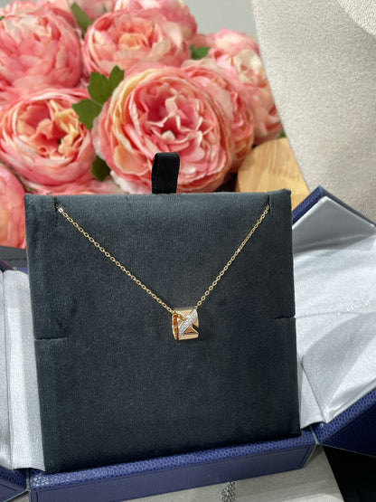 [BLUE TEARS]LIENS EVIDENCE DIAMOND NECKLACE