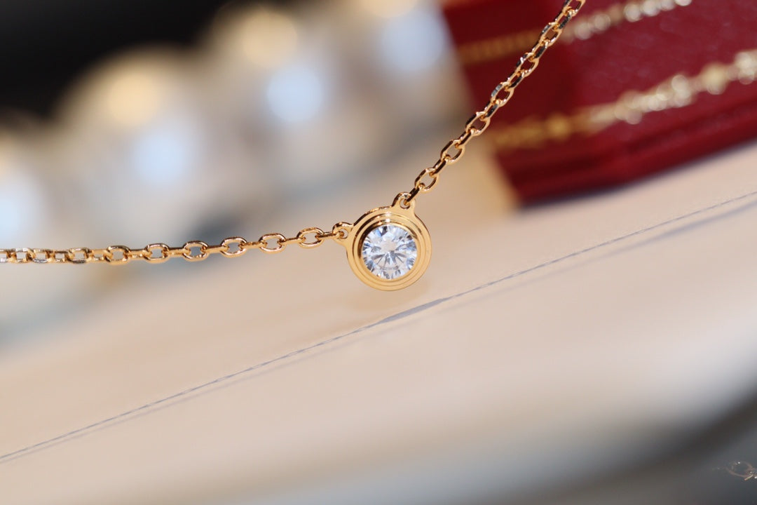 [BLUE TEARS]DAMOUR DIAMOND NECKLACE